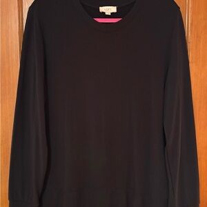 LOFT Black Cozy Nice Top